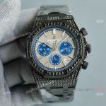 Copy Audemars Piguet Royal Oak Quartz Watch Black with Diamond